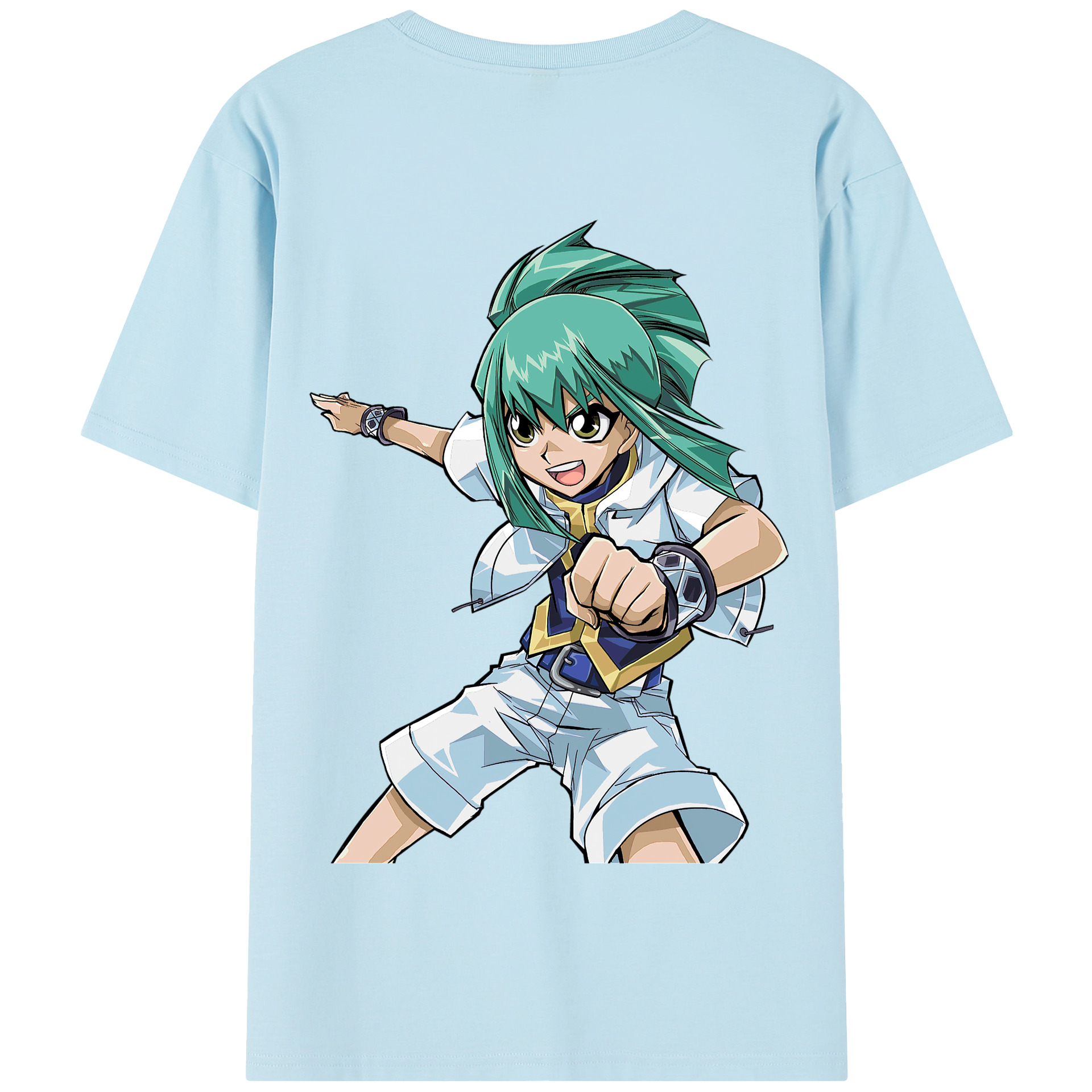 （画像用） 遊☆戯☆王 Yu-Gi-Oh! 綿100％半袖Tシャツ（背面プリント）